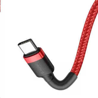 Baseus Cafule Serie Lade-/Datenkabel USB-C auf USB-C PD2.0 60W Flash 1m, rot