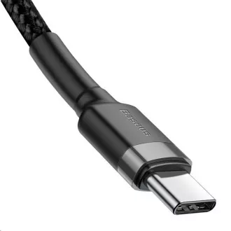 Baseus Cafule Series Lade-/Datenkabel USB-C auf USB-C PD2.0 60W Flash 1m, grau-schwarz