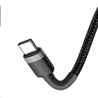 Baseus Cafule Series Lade-/Datenkabel USB-C auf USB-C PD2.0 60W Flash 2m, grau-schwarz Baseus Cafule Series Lade-/Datenkabel USB-C auf USB-C PD2.0 60W Flash 2m, grau-schwarz