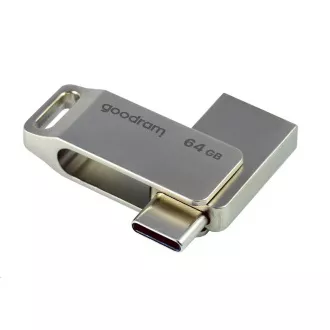 GOODRAM Flash Disk 64GB ODA3, USB 3.2, silber