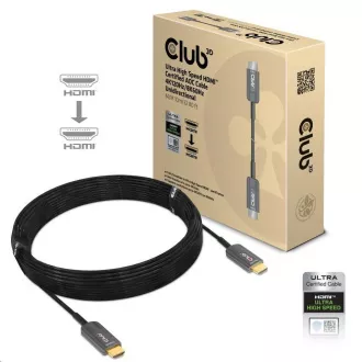 Club3D Cable Ultra Fast HDMI™ Certified AOC Kabel 8K60Hz, 4K120Hz, 10m Club3D Cable Ultra Fast HDMI™ Certified AOC Kabel 8K60Hz, 4K120Hz, 10m
