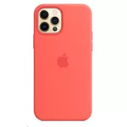 APPLE iPhone 12/12 Pro Silikonhülle mit MagSafe - Pink Citrus