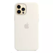 APPLE iPhone 12/12 Pro Silikonhülle mit MagSafe - Weiß