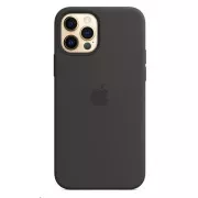 APPLE iPhone 12/12 Pro Silikonhülle mit MagSafe - Schwarz