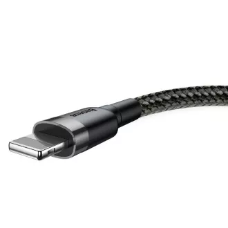 Baseus Cafule USB Lade-/Datenkabel für Lightning 2, 4A 0,5m, grau-schwarz Baseus Cafule USB Lade-/Datenkabel für Lightning 2, 4A 0,5m, grau-schwarz