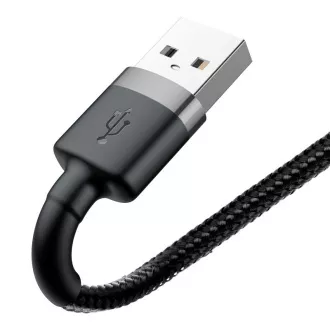 Baseus Cafule USB Lade-/Datenkabel für Lightning 2, 4A 0,5m, grau-schwarz Baseus Cafule USB Lade-/Datenkabel für Lightning 2, 4A 0,5m, grau-schwarz