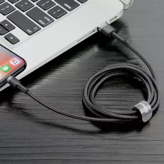 Baseus Cafule USB Lade-/Datenkabel für Lightning 2, 4A 0,5m, grau-schwarz Baseus Cafule USB Lade-/Datenkabel für Lightning 2, 4A 0,5m, grau-schwarz