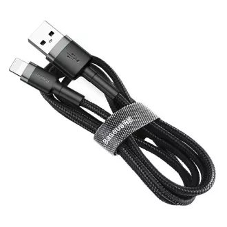 Baseus Cafule USB Lade-/Datenkabel für Lightning 2, 4A 0,5m, grau-schwarz Baseus Cafule USB Lade-/Datenkabel für Lightning 2, 4A 0,5m, grau-schwarz