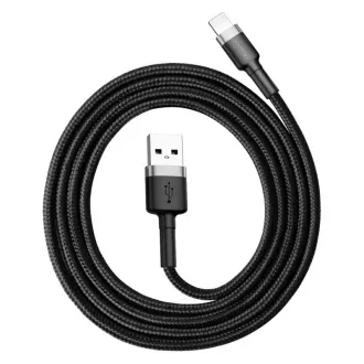 Baseus Cafule USB Lade-/Datenkabel für Lightning 2, 4A 0,5m, grau-schwarz Baseus Cafule USB Lade-/Datenkabel für Lightning 2, 4A 0,5m, grau-schwarz