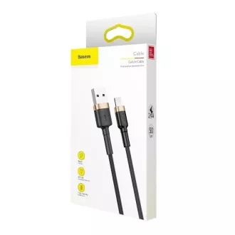 Baseus Cafule USB Lade-/Datenkabel für Lightning 2, 4A 3m, gold-schwarz
