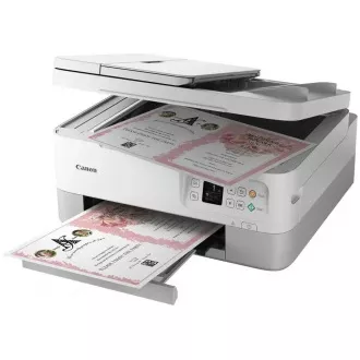 Canon PIXMA Drucker TS7451 weiß - Farbe, MF (Drucken, Kopieren, Scannen, Cloud), Duplex, USB, Wi-Fi, Bluetooth Canon PIXMA Drucker TS7451 weiß - Farbe, MF (Drucken, Kopieren, Scannen, Cloud), Duplex, USB, Wi-Fi, Bluetooth