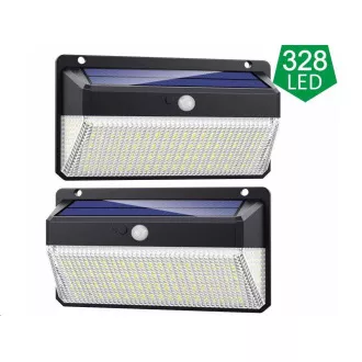 Viking Outdoor Solar LED-Licht M328 mit Bewegungssensor, 2er Set Viking Outdoor Solar LED-Licht M328 mit Bewegungssensor, 2er Set