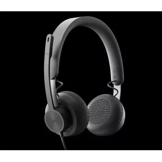 Logitech Zone Wired Teams Headset Graphite - EMEA Logitech Zone Wired Teams Headset Graphite - EMEA