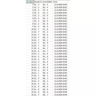 GARNI GAR 191 - USB-Datenlogger zur Messung von Temperatur und relativer Luftfeuchtigkeit
