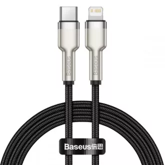 Baseus Cafule Serie USB-C Lade-/Datenkabel für Lightning PD 20W 2m, schwarz