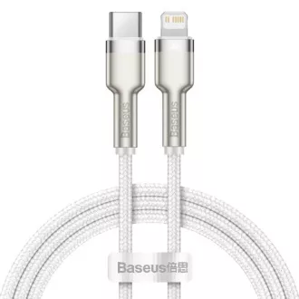 Baseus Cafule Serie USB-C Lade-/Datenkabel für Lightning PD 20W 2m, weiß