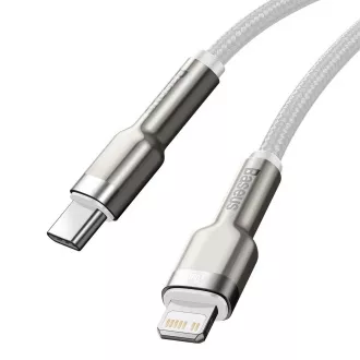 Baseus Cafule Serie USB-C Lade-/Datenkabel für Lightning PD 20W 2m, weiß