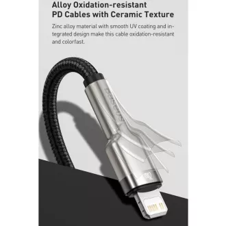 Baseus Cafule Serie USB-C Lade-/Datenkabel für Lightning PD 20W 2m, weiß