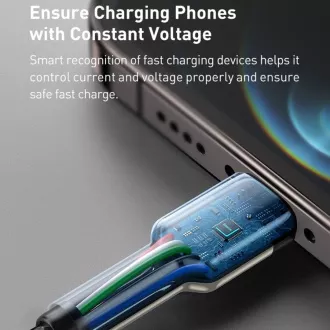 Baseus Cafule Serie USB-C Lade-/Datenkabel für Lightning PD 20W 2m, weiß