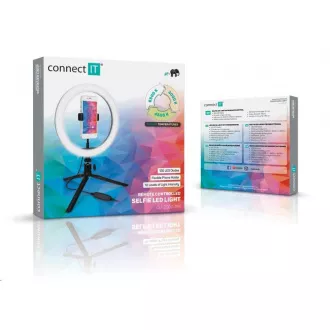CONNECT IT Selfie10Ring rundes LED-Licht, klein CONNECT IT Selfie10Ring rundes LED-Licht, klein