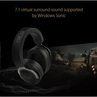 ASUS TUF Gaming H3 Gun Metal Kopfhörer, Gaming Headset, schwarz-grau