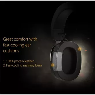 ASUS TUF Gaming H3 Gun Metal Kopfhörer, Gaming Headset, schwarz-grau