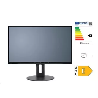 FUJITSU LCD B27-9 TS QHD 27" matt 2560x1440, 350cd, 5ms, DP HDMI DVI, Lautsprecher, USB + USB-C, Pivot - Kabel DP 1,8m