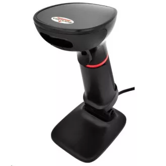 Virtuos CCD 2D-Reader Virtuos HT-855A, USB, Standfuß, schwarz Virtuos CCD 2D-Reader Virtuos HT-855A, USB, Standfuß, schwarz
