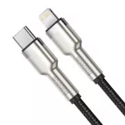 Baseus Cafule Series Lade-/Datenkabel USB-C auf Lightning PD 20W 0,25m, schwarz