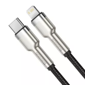 Baseus Cafule Series Lade-/Datenkabel USB-C auf Lightning PD 20W 0,25m, schwarz