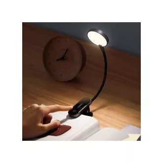 Baseus LED-Leselampe mit Clip, grau