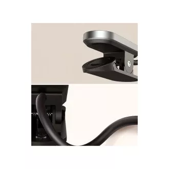 Baseus LED-Leselampe mit Clip, grau