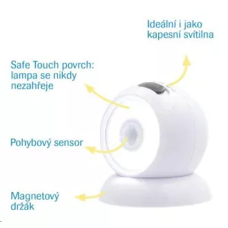 Mediashop Handy Lux Lichtkugel LED, 120 lm, Weiß