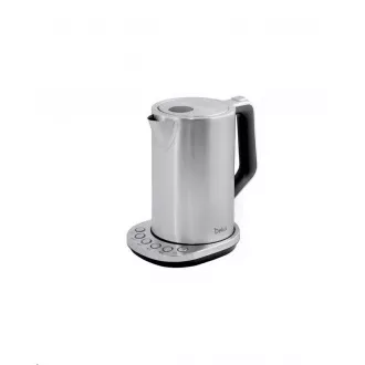 ORAVA Delux Wasserkocher, 2200 W, 1,7 l, Temperaturregelung, Abschaltautomatik, Edelstahl