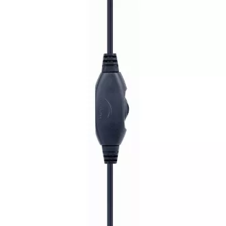 GEMBIRD Kopfhörer mit Mikrofon GHS-05-M, Gaming, schwarz-blau, 1x 4-Pol 3,5mm Klinke GEMBIRD Kopfhörer mit Mikrofon GHS-05-M, Gaming, schwarz-blau, 1x 4-Pol 3,5mm Klinke