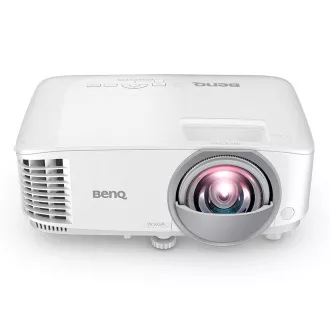 BENQ PRJ MW809STH DLP; WXGA; 3600 ANSI, 12.000:1; USB-A, HDMI; 10 W x 1 Lautsprecher, optionales interaktives Kit (PW02 / PT12)