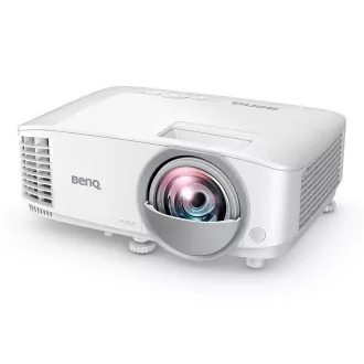 BENQ PRJ MW809STH DLP; WXGA; 3600 ANSI, 12.000:1; USB-A, HDMI; 10 W x 1 Lautsprecher, optionales interaktives Kit (PW02 / PT12)