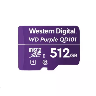WD MicroSDXC-Karte 512GB Lila WDD512G1P0C Class 10 (R: 100/W: 60 MB/s)