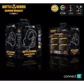CONNECT IT Gaming-Kopfhörer BATTLE RGB Ed. 3, mit Mikrofon, schwarz