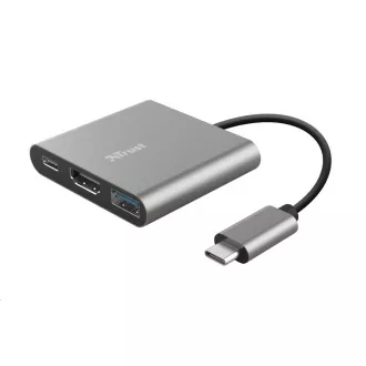 TRUST DALYX Adapter, 3-in-1, USB-C TRUST DALYX Adapter, 3-in-1, USB-C