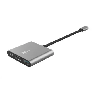TRUST DALYX Adapter, 3-in-1, USB-C TRUST DALYX Adapter, 3-in-1, USB-C