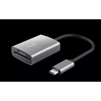 TRUST Speicherkartenleser DALYX schnell, extern, USB-C, 8cm