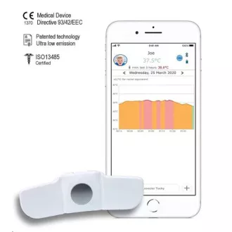 TUCKY - Intelligentes Thermometer und Positionsüberwachung 2in1 TUCKY - Intelligentes Thermometer und Positionsüberwachung 2in1