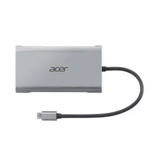 ACER 12v1 Typ C Dongle: 2 x USB3.2, 2 x USB2.0, 1x SD/TF, 2 x HDMI, 1 x PD, 1 x DP, 1 x RJ45, 1 x 3.5 Audio