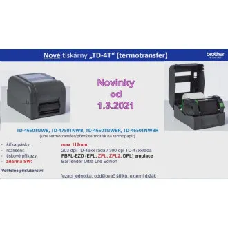 BROTHER Etikettendrucker TD-4750TNWB (Etikettendruck, 300 dpi, maximale Etikettenbreite 112 mm) USB, LAN, WLAN, Bluetooth, RS-232C BROTHER Etikettendrucker TD-4750TNWB (Etikettendruck, 300 dpi, maximale Etikettenbreite 112 mm) USB, LAN, WLAN, Bluetooth, RS-232C