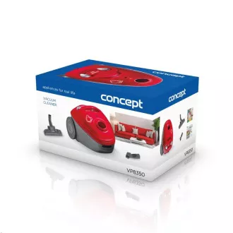 Concept VP8350 Beutelstaubsauger Bello rot 700 W Concept VP8350 Beutelstaubsauger Bello rot 700 W