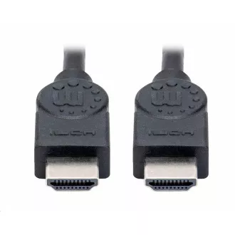 Manhattan HDMI-Kabel, ARC, 3D, 4K@30Hz, geschirmt, 1,5m, schwarz
