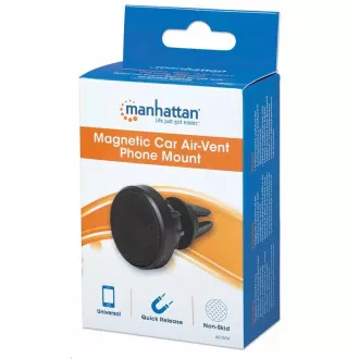 Manhattan Auto-Handyhalterung, Magnetische Auto-Luftentlüftungs-Telefonhalterung, Schwarz