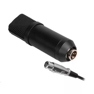 TRACER Mikrofon Studio PRO, 3,5 Klinke, 2,5 m Kabel, schwarz TRACER Mikrofon Studio PRO, 3,5 Klinke, 2,5 m Kabel, schwarz