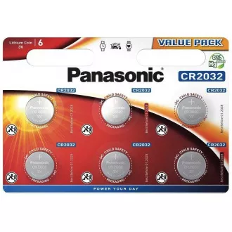 PANASONIC Lithiumbatterie (Knopf) CR-2032EL / 6BP 3V (Blister 6 Stück) PANASONIC Lithiumbatterie (Knopf) CR-2032EL / 6BP 3V (Blister 6 Stück)